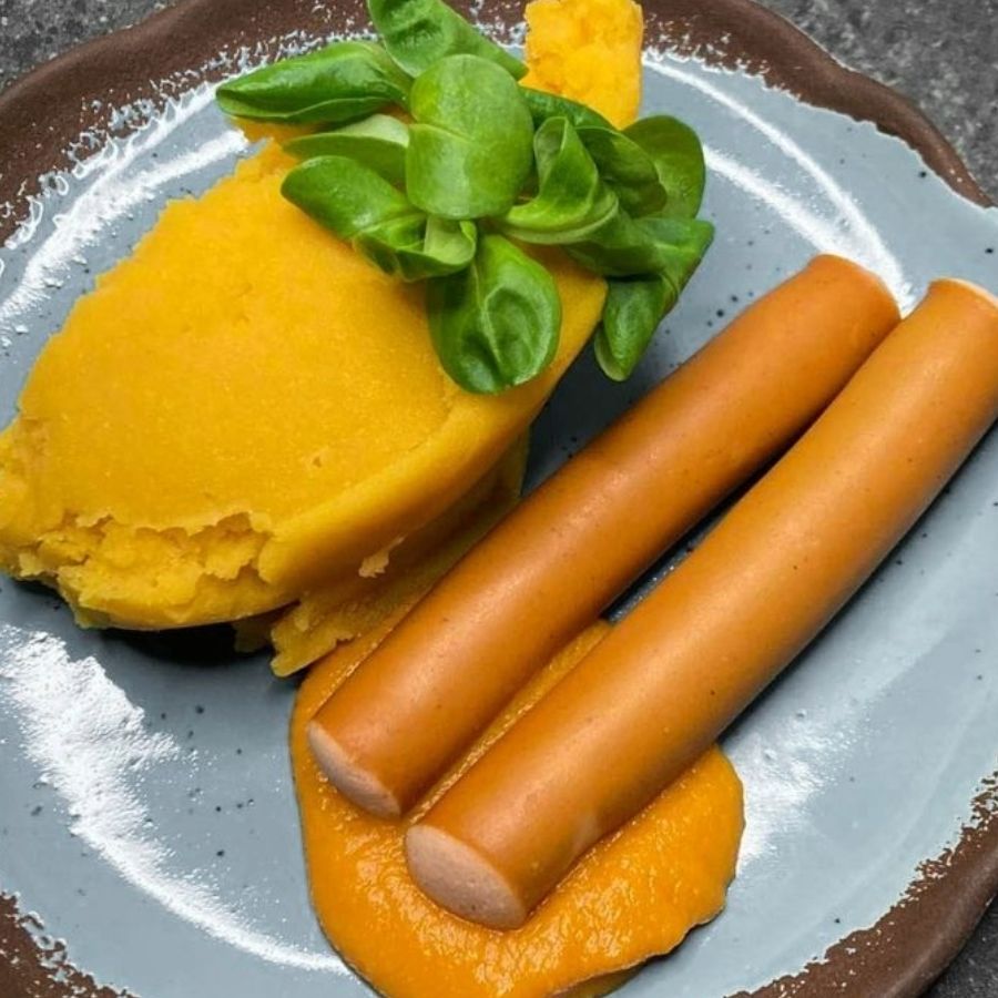 Rajče, pečená paprika, anýz s červenou čočkou