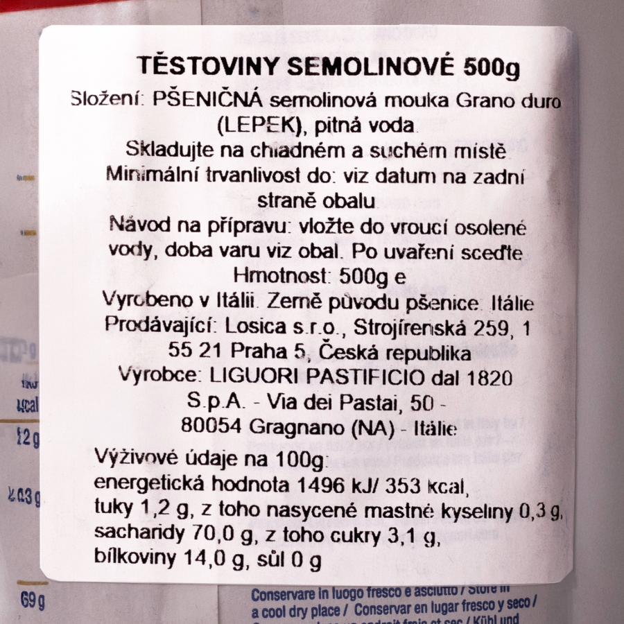Farfalline No85, těstoviny do polévky