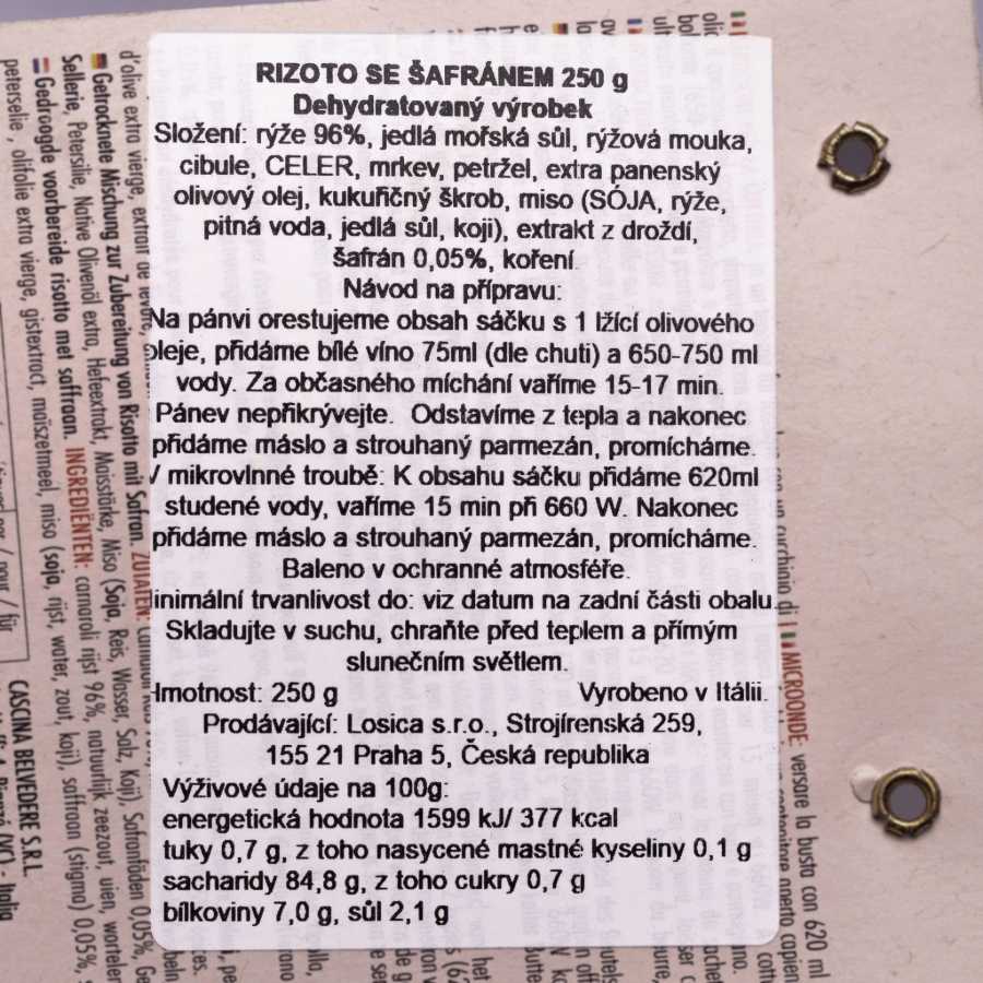 Rizoto se šafránem