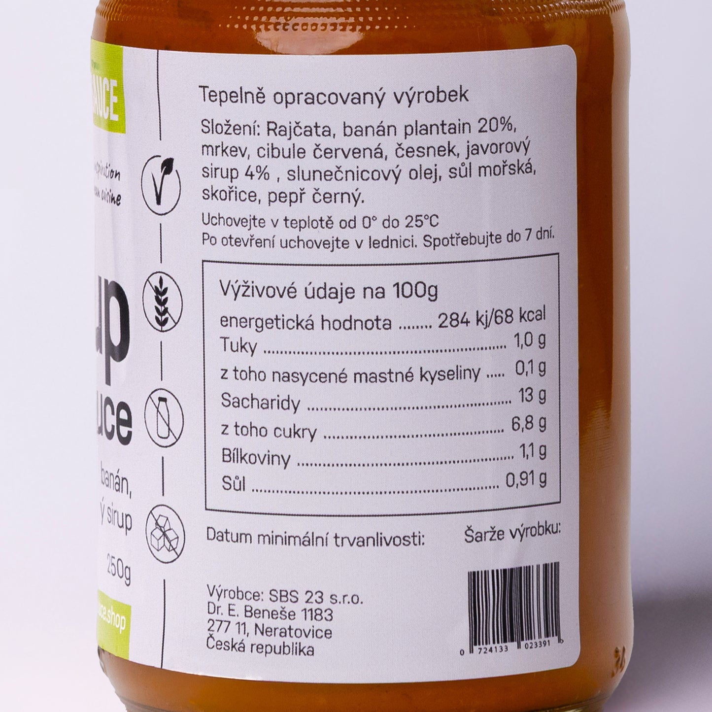 Ketchup Sauce - banán, javorový sirup