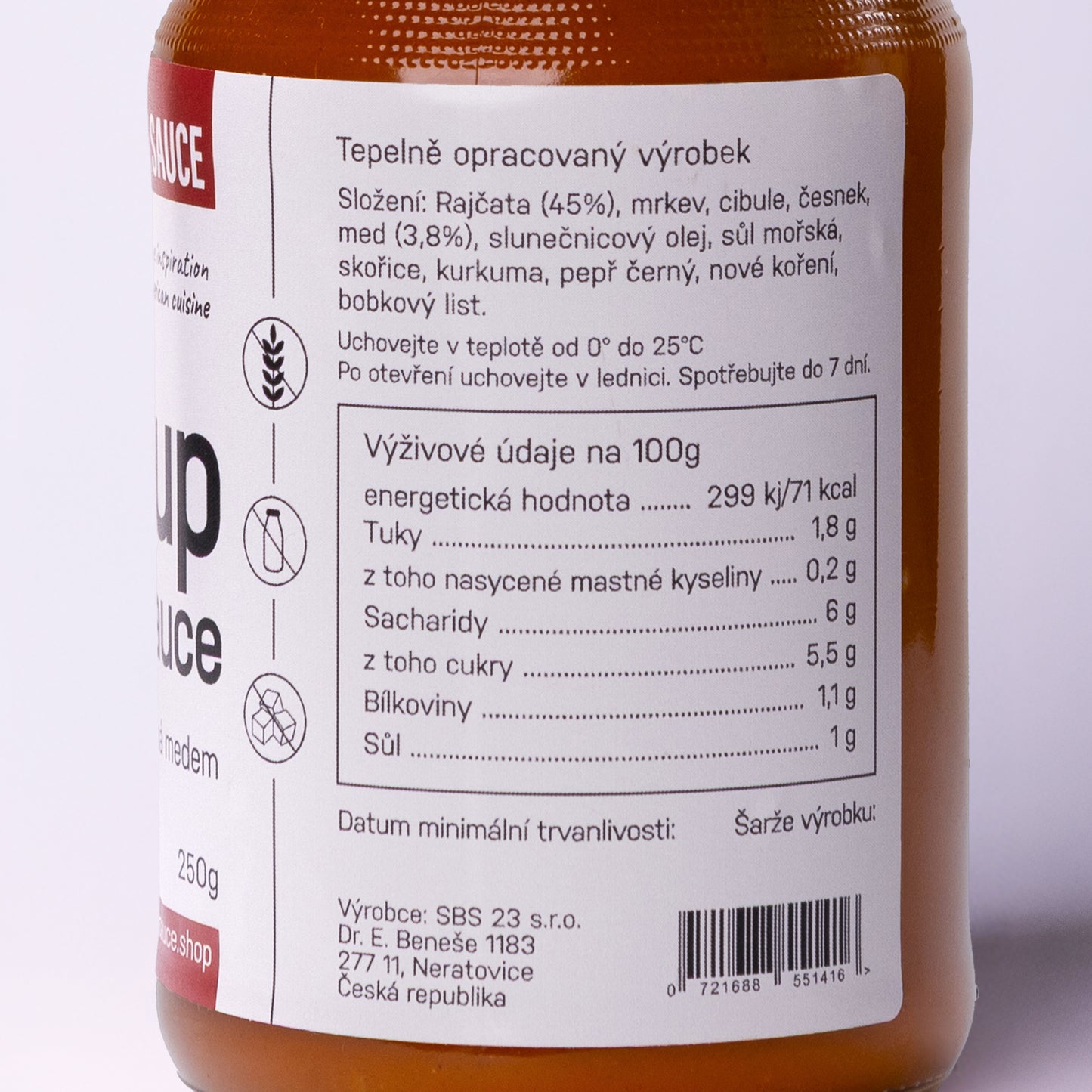 Ketchup sauce - slazená medem