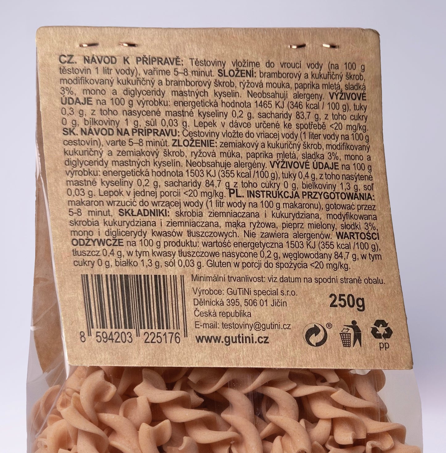 Bezlepkové PAPRIKOVÉ