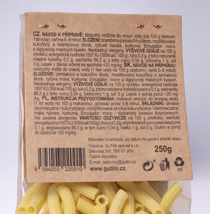 Bezlepkové RIGATONI