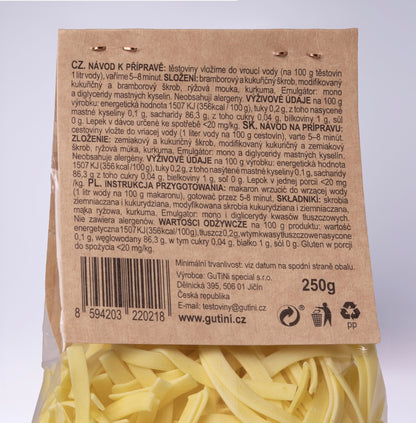 Bezlepkové TAGLIATELLE